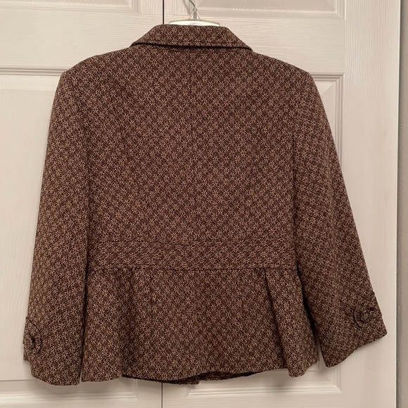 LOFT ANN TAYLOR Pattern Blazer Jacket for Fall & Winter Size 10 Great Condition - Picture 4 of 15